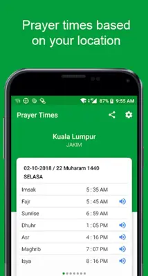 Addin Prayer Times android App screenshot 0